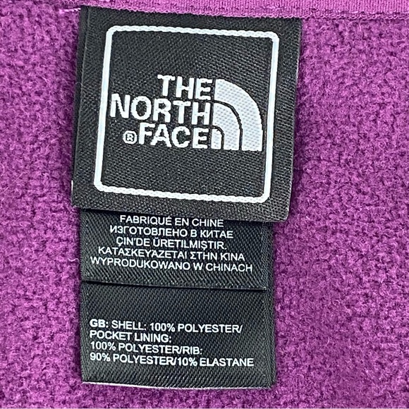 The North Face Purple Full Zip Fleece Lined Jacket Size Small - Picture 4 of 11